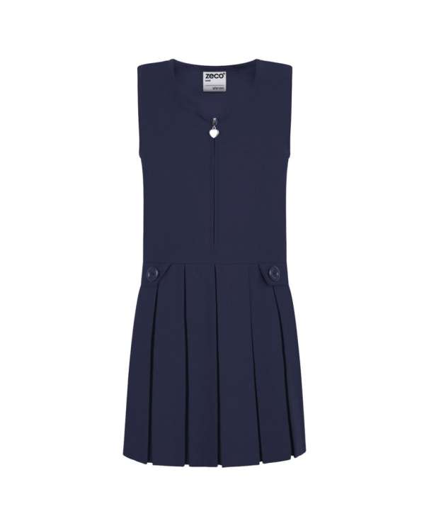 Zip Front Pinafore